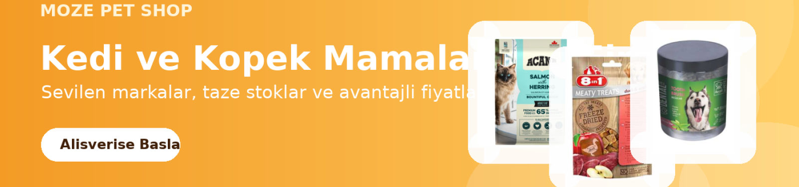 Kedi ve Kopek Mama Firsatlari