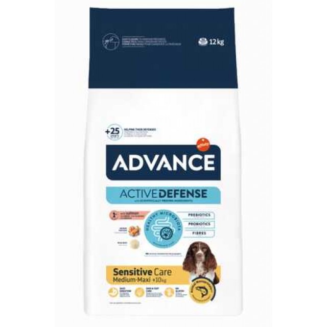 Advance Sensitive Somon Pirinçli Orta ve Büyük Irk Yetişkin Köpek Maması 12kg