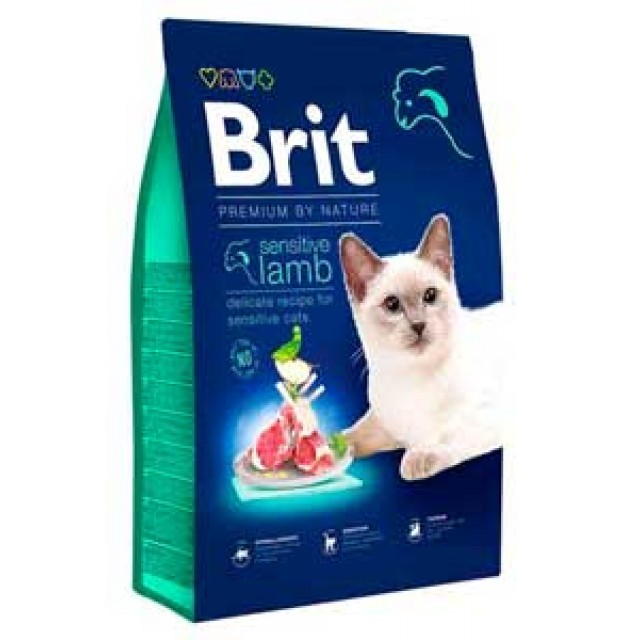 Brit Premium Sensitive Kuzu Etli Kedi Maması 8kg