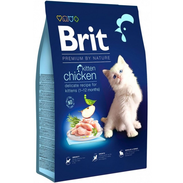 Brit Premium Tavuklu Yavru Kedi Maması 8kg
