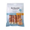 Dr.Sacchi Premium Tavuk Sargılı Genişletilmiş Rulo Tahılsız Köpek Ödülü 5'' 5'li 125gr