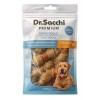 Dr.Sacchi Premium Tavuk Sargılı Sığır Derisi Doğal Düğüm Kemik Tahılsız Köpek Ödülü 2“ 8'li 100gr