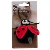 Eastland Catnipli Peluş Dijital Sesli Uğur Böceği Kedi Oyuncağı