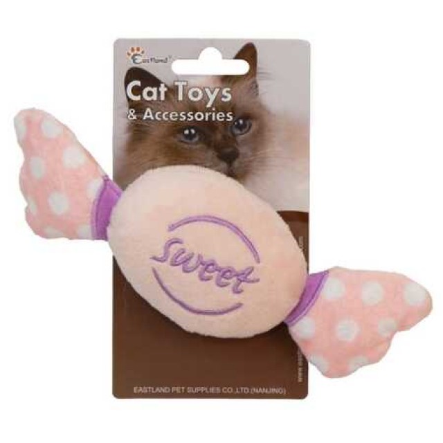 Eastland Kedi Otlu Öten Peluş Şekerleme 18.5cm