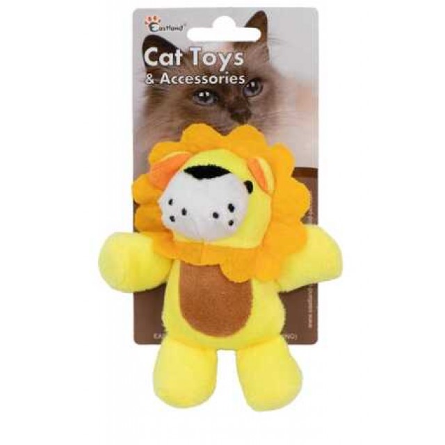 Eastland Kedi Otlu Peluş Aslan Kedi Oyuncağı 12cm