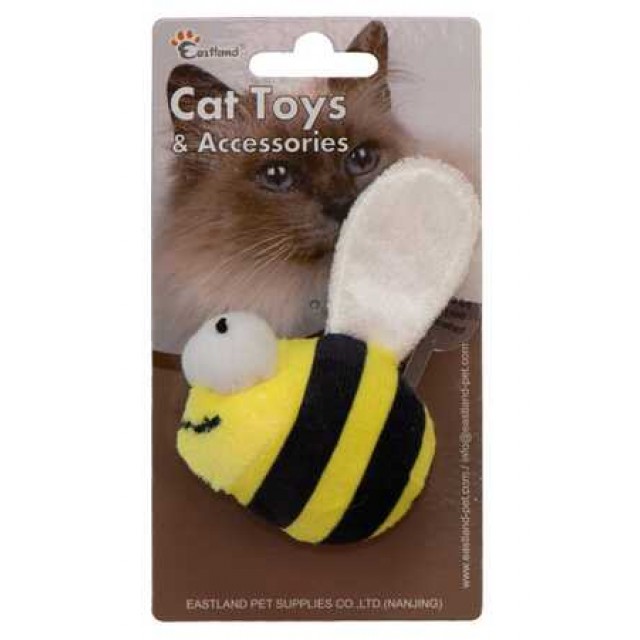 Eastland Kedi Otlu Peluş Dijital Sesli Arı 6.5cm