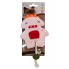 Eastland Kedi Otlu Peluş Pembe Canavar Kedi Oyuncağı 18cm