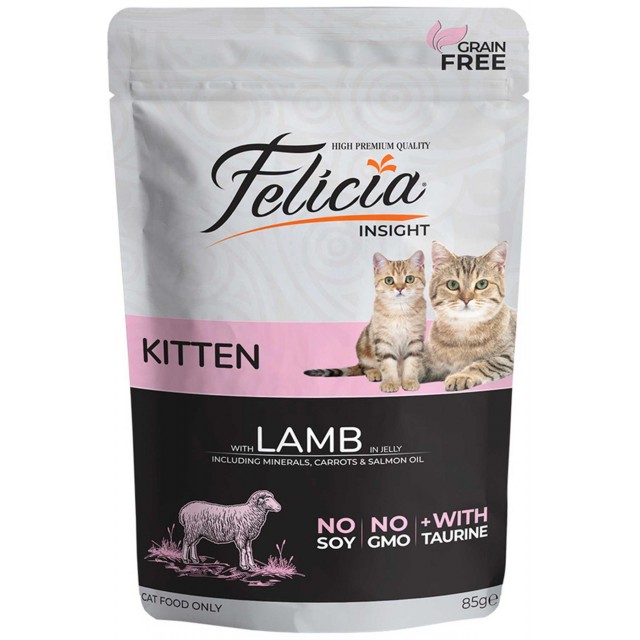 Felicia Tahılsız Kuzu Etli Yavru Kedi Konservesi 85gr
