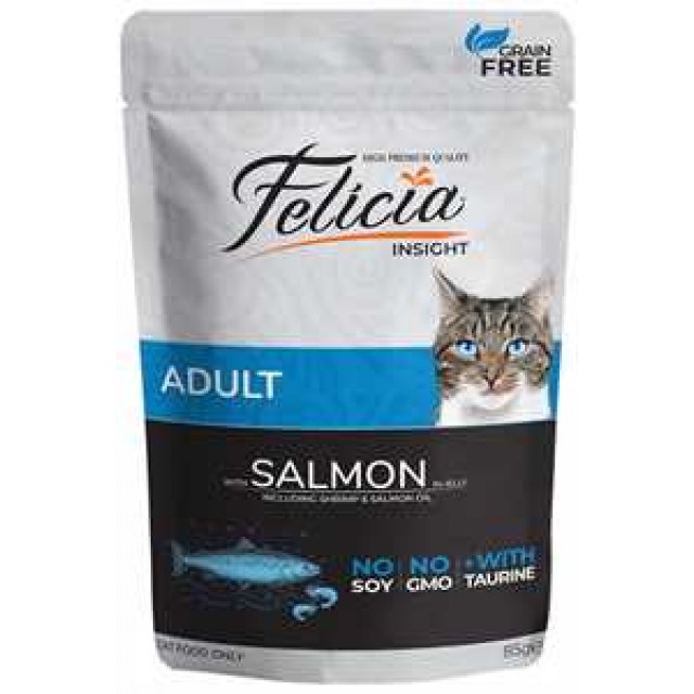 Felicia Tahılsız Somonlu Yetişkin Kedi Konservesi 85gr