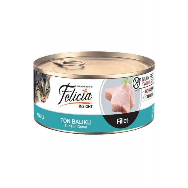Felicia Ton Balıklı Yetişkin Fileto Kedi Konservesi 85gr