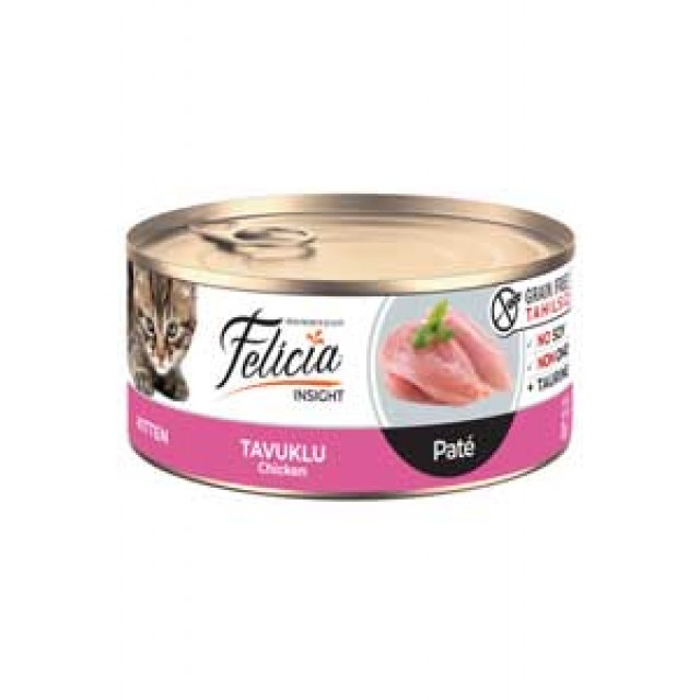Felicia Yavru Tavuklu Yaş Kedi Maması 85gr