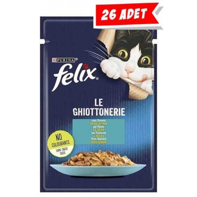 Felix Ton Balıklı Yetişkin Kedi Konservesi 26x85gr 26lı