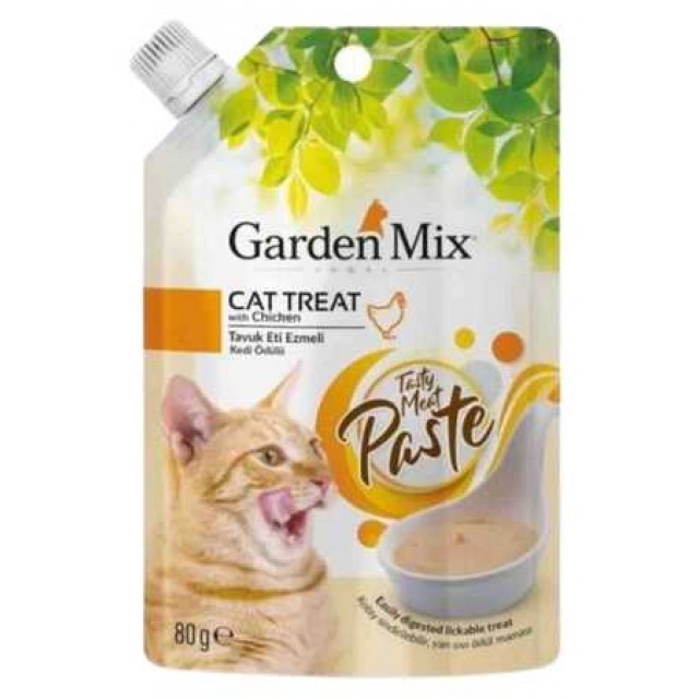 Garden Mix Tavuk Etli Ezme Kedi Ödül Maması 80gr