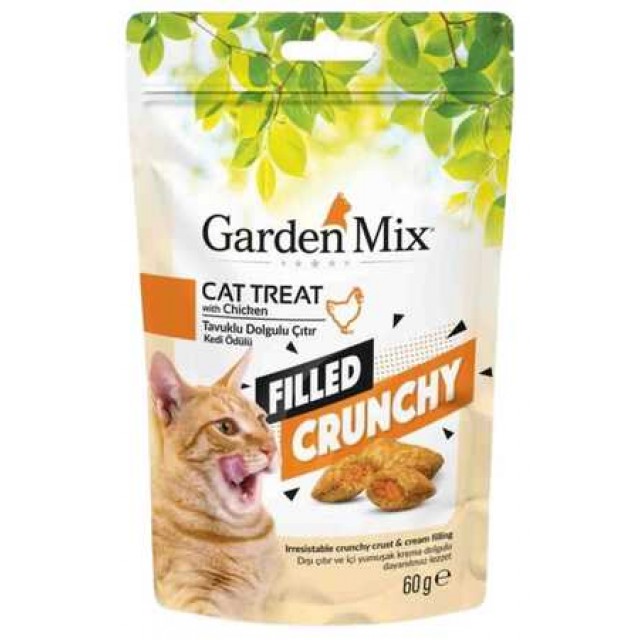 Garden Mix Tavuklu İçi Dolgulu Kedi Ödül Maması 60gr