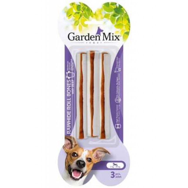 Gardenmix Dana Etli Çubuk Köpek Kemiği 3lü 15cm