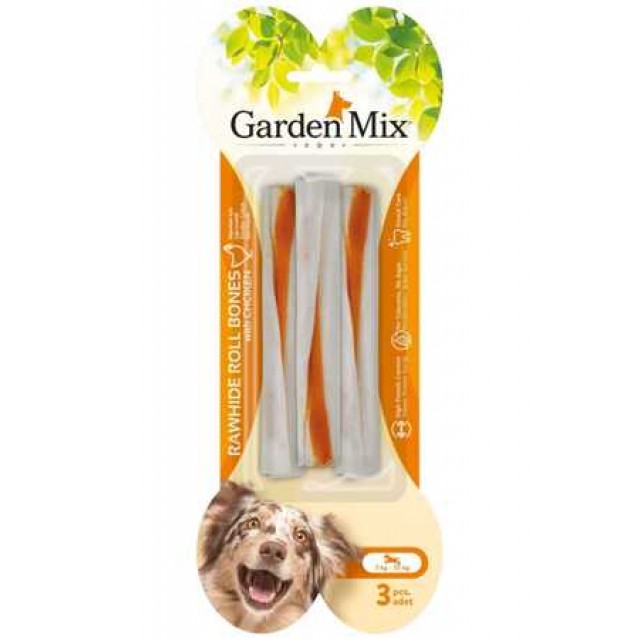 Gardenmix Tavuklu Çubuk Köpek Kemiği 3lü 15cm