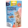 Gimcat Nutripockets Balıklı ve Somonlu Kedi Ödülü 60gr