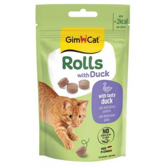 GimCat Rolls Ördekli Kedi Ödül Maması 50gr