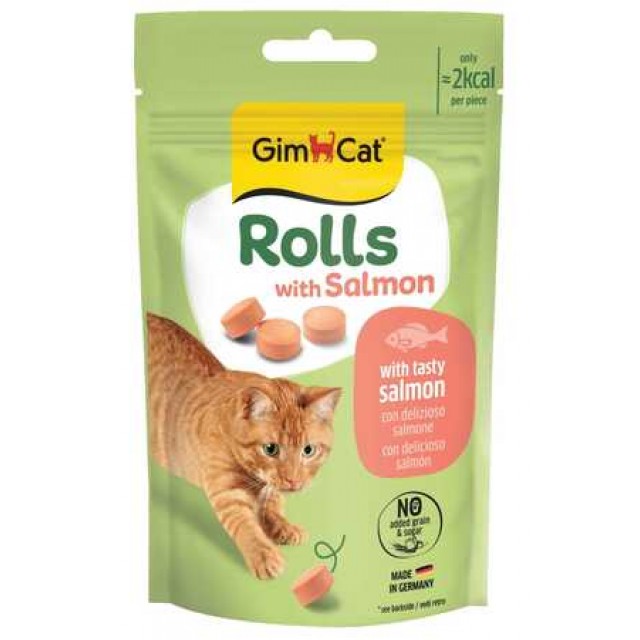GimCat Rolls Somonlu Kedi Ödül Maması 50gr