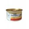 Gourmet Gold Sığır Etli ve Tavuklu Yetişkin Kedi Konservesi 85gr