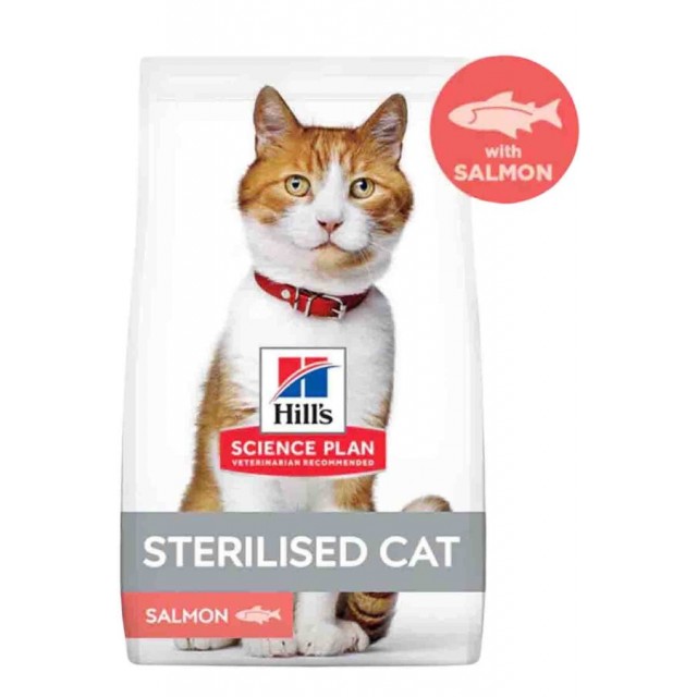 Hills Somonlu Kısırlaştırılmış Yetişkin Kedi Maması 1,5kg