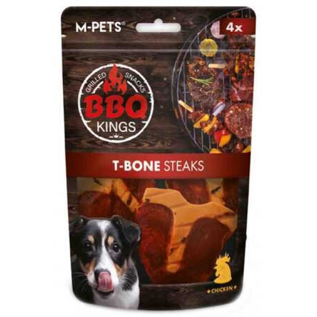 M-Pets BBQ Kings T-Bone Steaks Tavuklu Köpek Ödülü 105gr