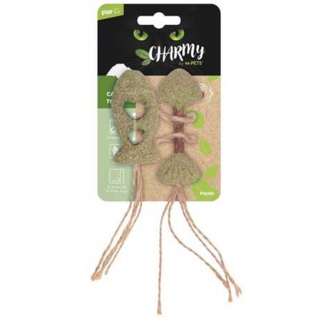 M-Pets Charmy Fishes Kedi Otlu Kedi Oyuncağı