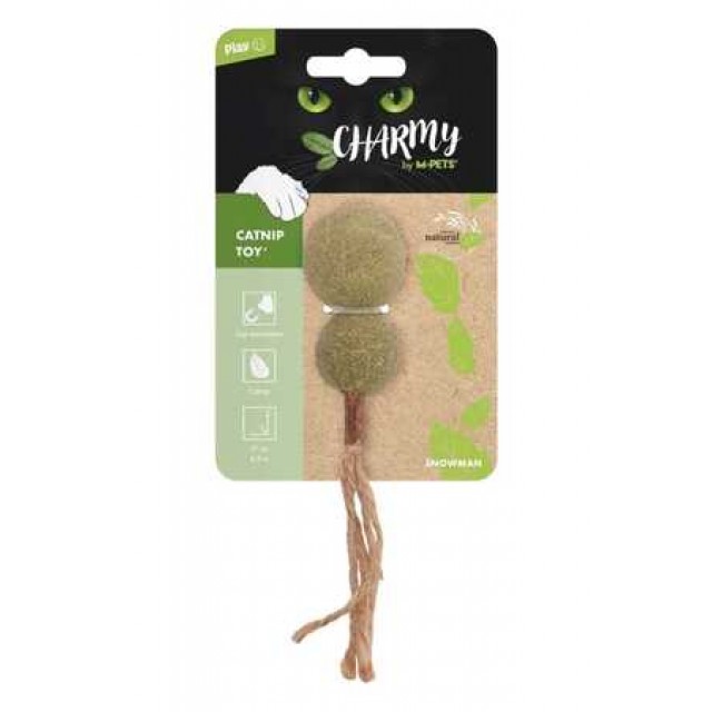 M-Pets Charmy Snowman Kedi Otlu Kedi Oyuncağı