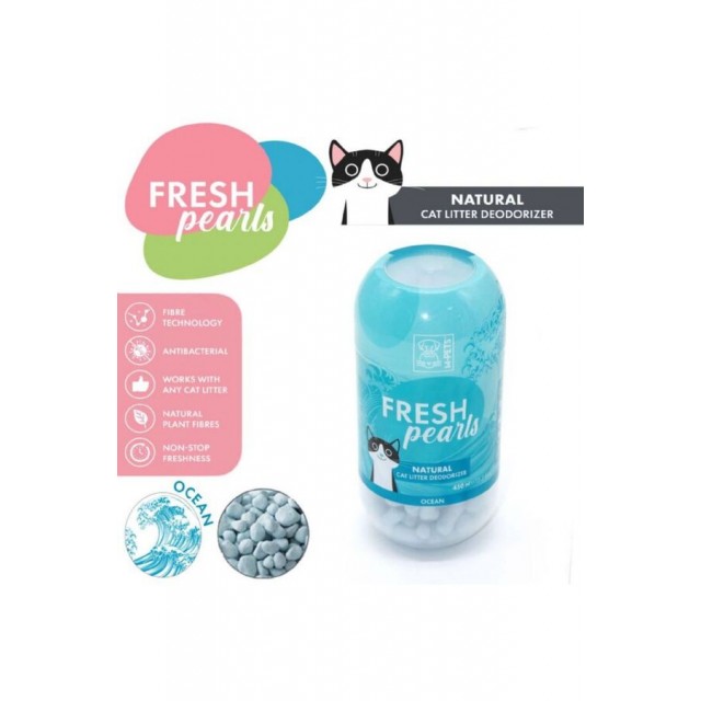 M-Pets Fresh Pearls Kedi Kumu Deodorant Okyanus Kokulu 450ml