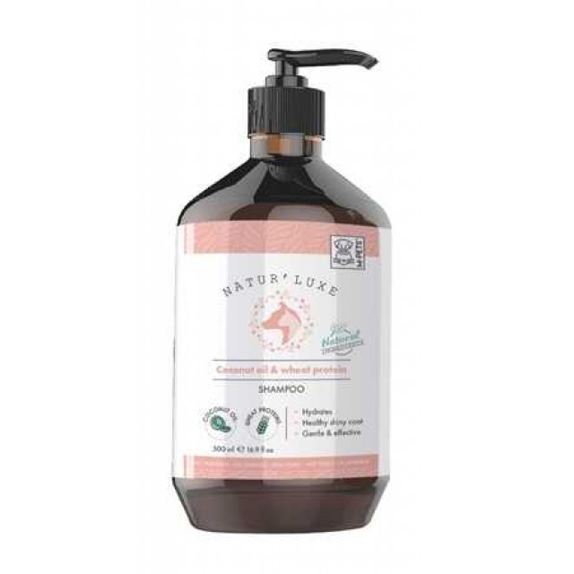 M-Pets Naturluxe Hindistan Cevizi Yağı ve Buğday Proteinli Köpek Şampuanı 500ml