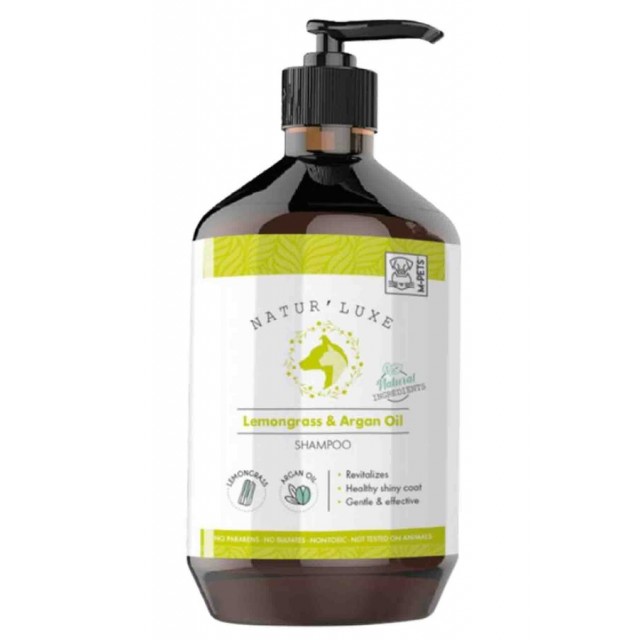 M-Pets Naturluxe Limon Otlu ve Argan Yağlı Köpek Şampuanı 500ml