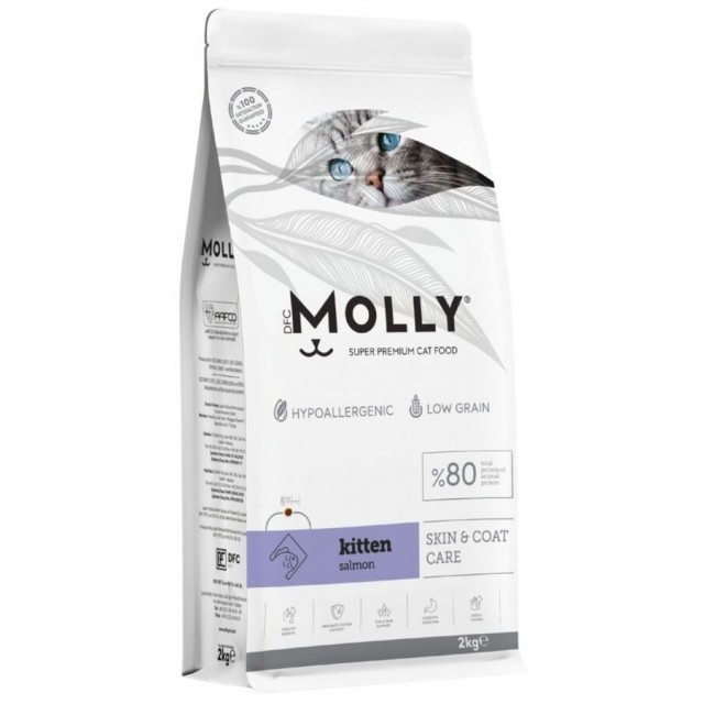 Molly Yavru Kedi Maması Somonlu 2kg
