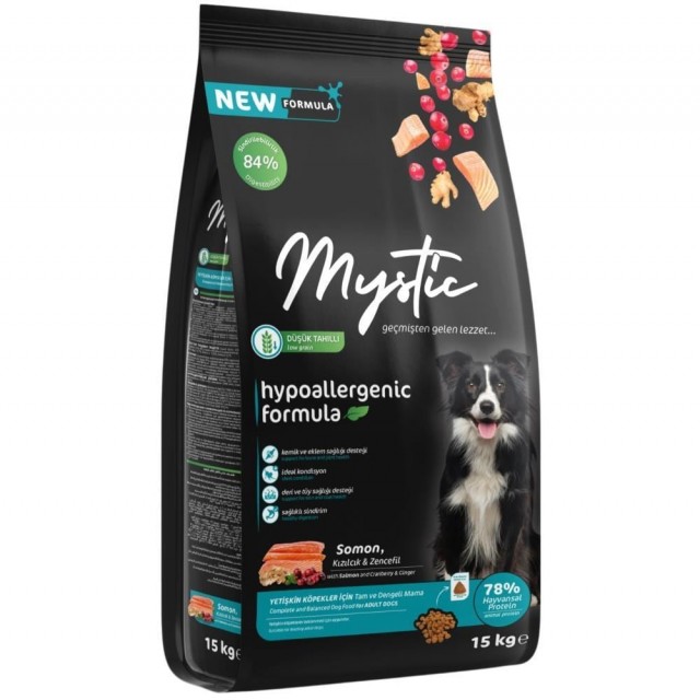 Mystic Somonlu Yetişkin Köpek Maması 15 kg