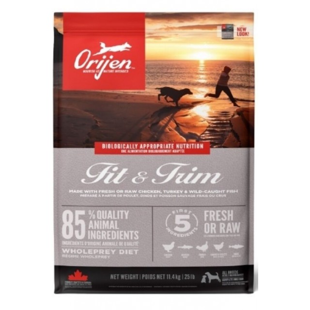 Orijen Fit & Trim Fazla Kilolu Köpekler için Tahılsız Yetişkin Köpek Maması 11,4kg