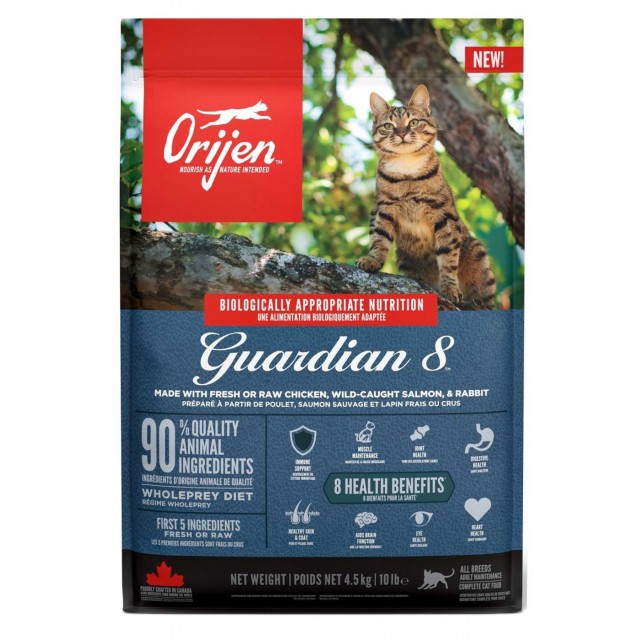 Orijen Guardian8 Yetişkin Kediler için Kedi Maması 4,5kg