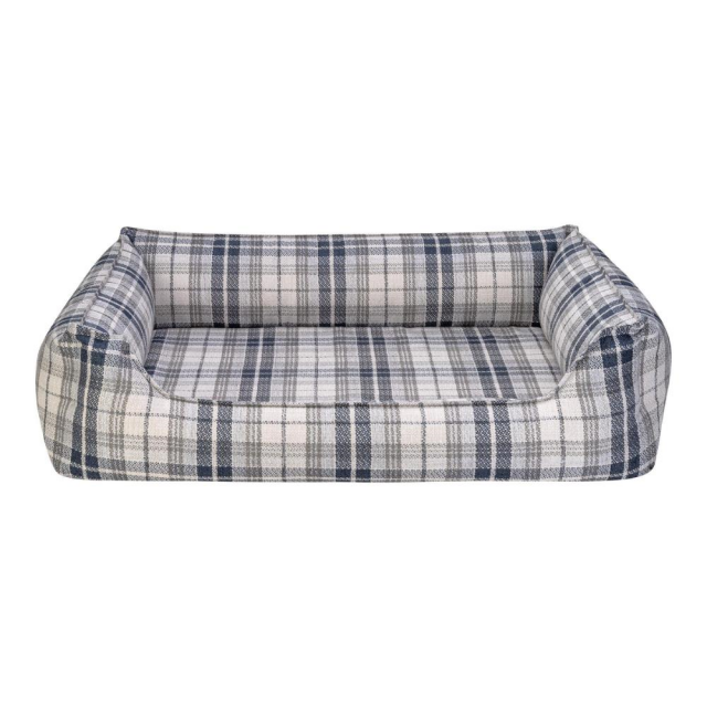 Pet Comfort Delta Lacivert Kareli Köpek Yatağı Large 105x80 cm