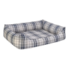 Pet Comfort Delta Lacivert Kareli Köpek Yatağı Medium 90x70 cm