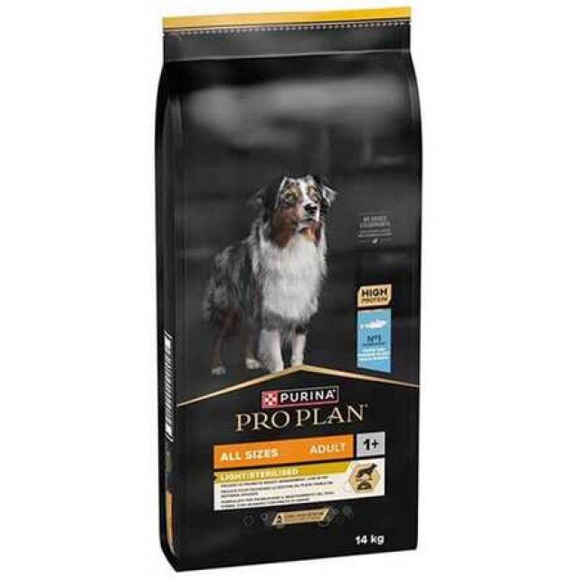 Pro Plan Light Sterilised Balıklı Köpek Maması 14kg