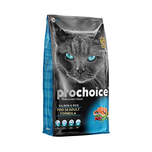 ProChoice Pro 34 Somonlu Yetişkin Kedi Maması 15 kg