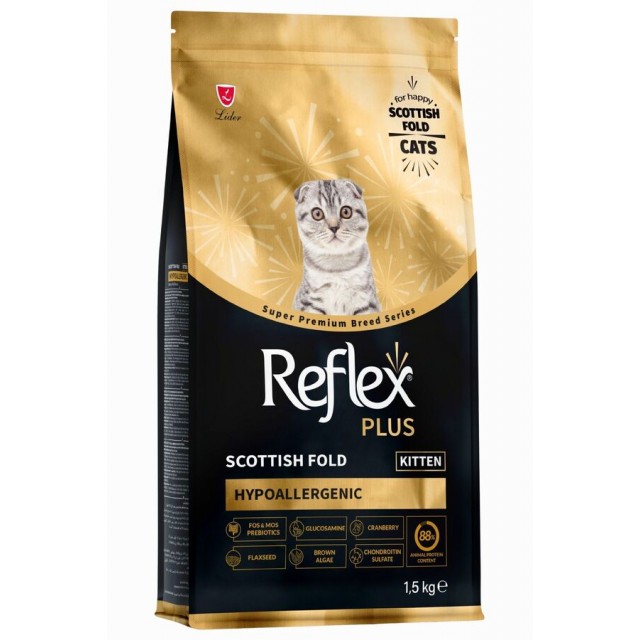 Reflex Plus Scottish Fold Yavru Kedi Maması 1,5kg