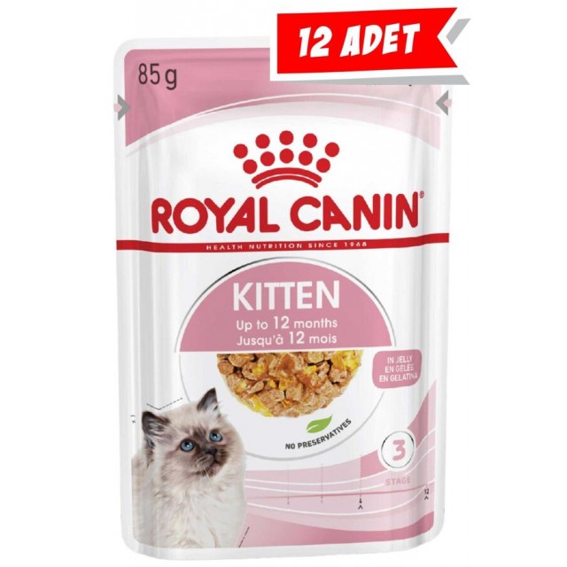 Royal Canin Kitten Jelly Yavru Kedi Konservesi 12x85gr 12li
