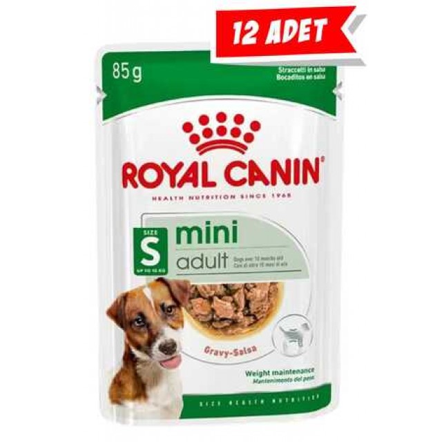 Royal Canin Mini Adult Küçük Irk Köpek Konservesi 12x85gr (12li)