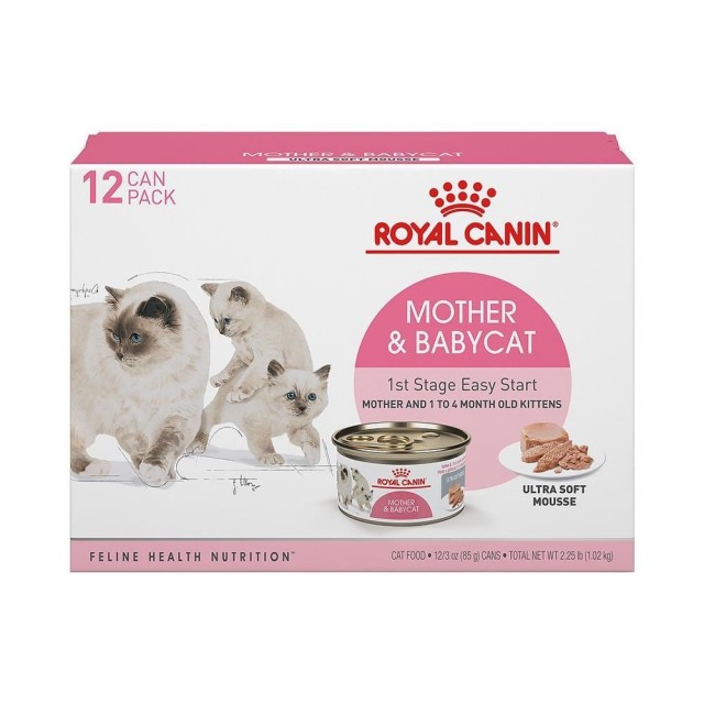 Royal Canin Mother and Babycat Anne ve Yavru Kedi Konservesi 195 gr 12 Adet