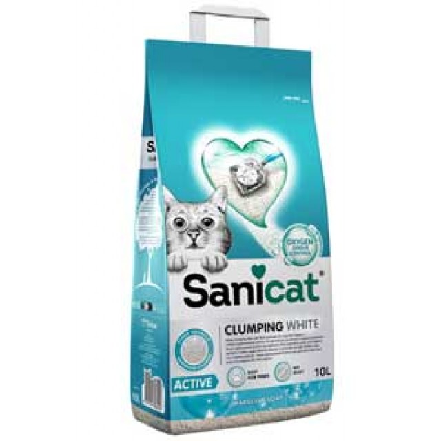 SaniCat Active Aktif Oksijenli Dezenfektan Marsilya Sabun Kokulu Kedi Kumu 10lt