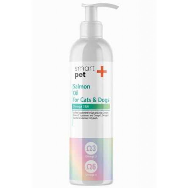 Smartpet + Kedi ve Köpekler için Somon Yağı 250ml