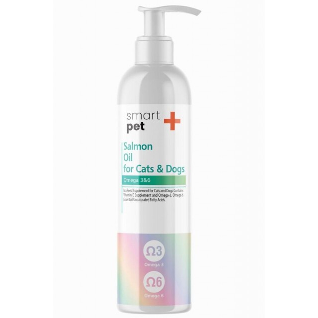 Smartpet + Kedi ve Köpekler için Somon Yağı 250ml