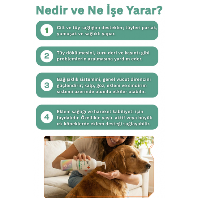Smartpet + Kedi ve Köpekler için Somon Yağı 250ml