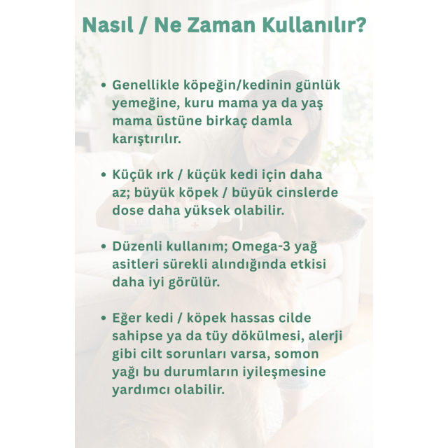Smartpet + Kedi ve Köpekler için Somon Yağı 250ml