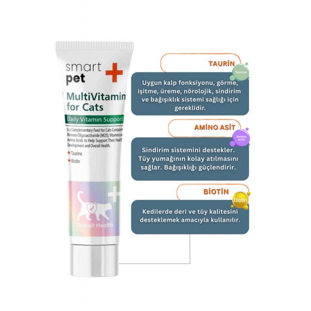 SmartPet + Multivitamin Kedi Macunu 100ml