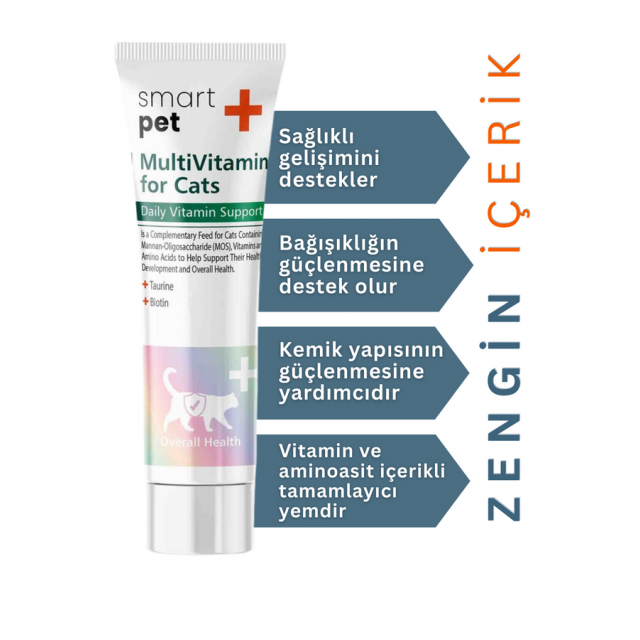 SmartPet + Multivitamin Kedi Macunu 100ml